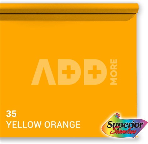 Superior Background Paper 35 Yellow-Orange 2.72 x 11m