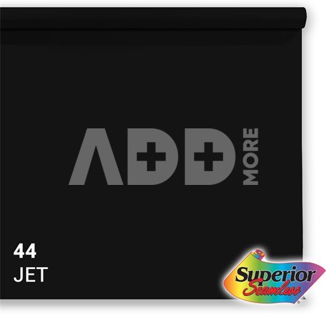 Superior Background Paper 44 Jet Black 2.72 x 25m