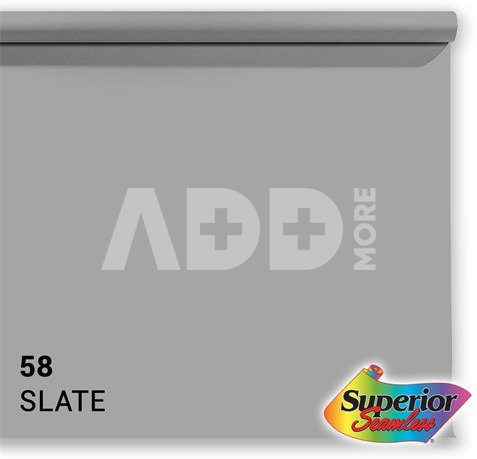 Superior Background Paper 58 Slate Grey 2.72 x 25m