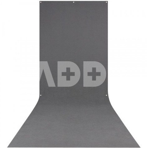 Westcott X Drop Wrinkle Resistant Backdrop   Neutral Gray Sweep (5' x 12')