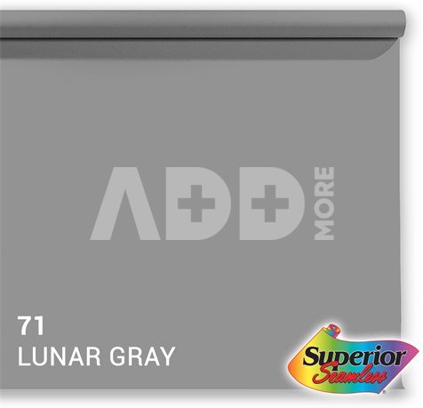 Superior Background Paper 71 Lunar Gray 1.35 x 11m