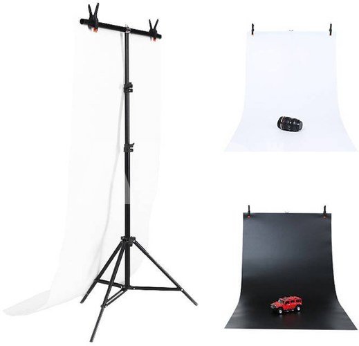 Puluz Photo studio background support 70x200cm + Backdrops 2 pcs DCA0976