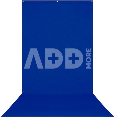 Westcott Wrinkle Resistant Backdrop Royal Blue / Chroma Key Blue (5' x 12')