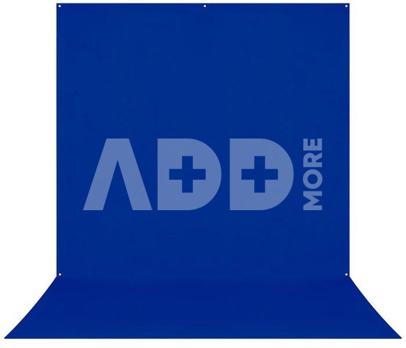Westcott X Drop Pro Kreukbestendige Achtergrond Chroma Key Blauw Sweep (2.4 x 4 m)