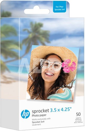 HP photo paper Sprocket Zink 8.9x10.8cm 50 sheets