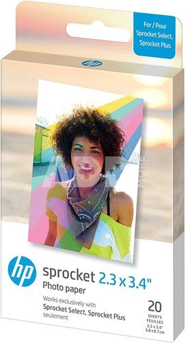HP photo paper Sprocket Plus Zink 5.8x8.6cm 20 sheets
