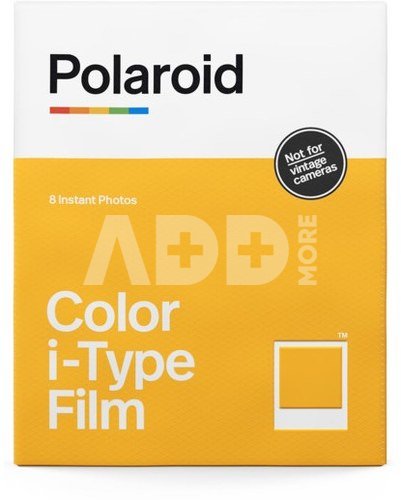 Polaroid Originals spalvotos fotoplokštelės COLOR I-TYPE (8 plokštelės)