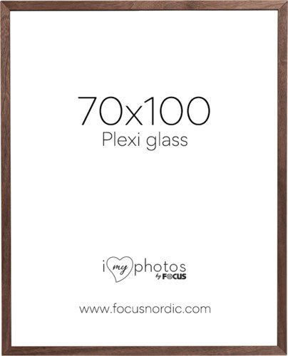 Focus Soul Walnut veneer 70X100 Plexi