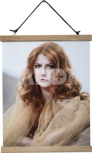 Focus Poster Frame Magnetic Oak 41cm