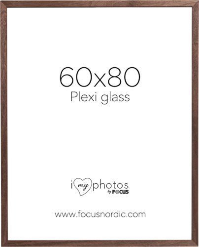 Focus Soul Walnut veneer 60X80 Plexi