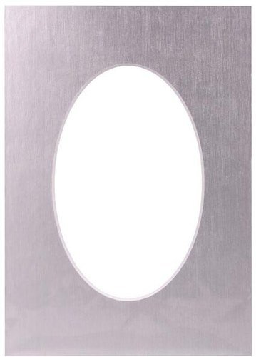 Passepartout 15x21, platinum oval
