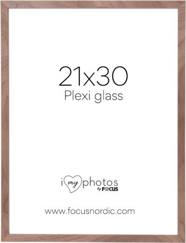 Focus Soul Walnut veneer 21x30 Plexi