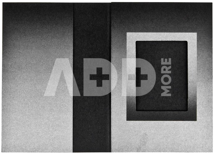 1x100 Daiber Folders Passport Photograph black/silver 31x42 mm