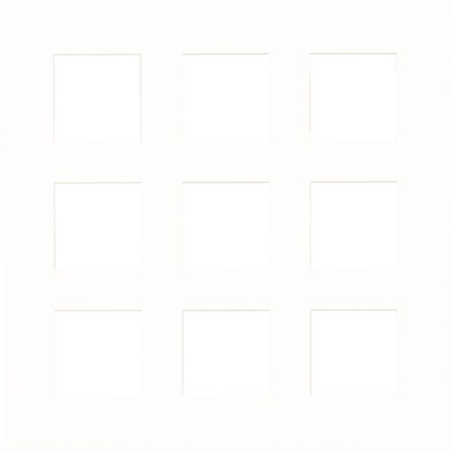 Focus Passepartout 50x50 / Collage 9 pic Polar White