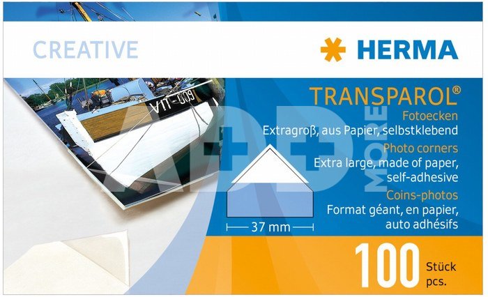Herma Transparol Photo Corners XXL 100 pcs 1302