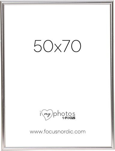 Focus Can-Can Shiny Silver 50x70