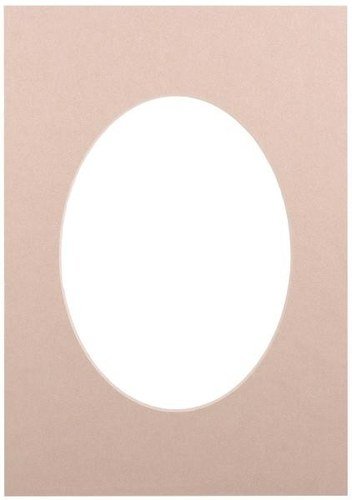 Passepartout 15x21, beige oval