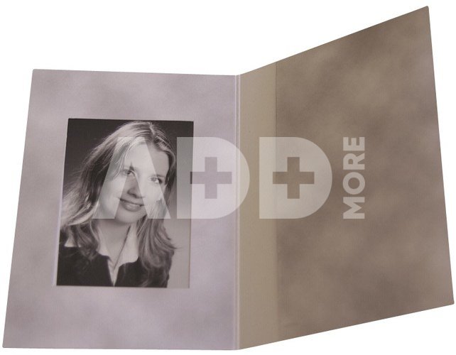 1x100 Daiber Folders Passport Photogrph, grey 45x65 mm