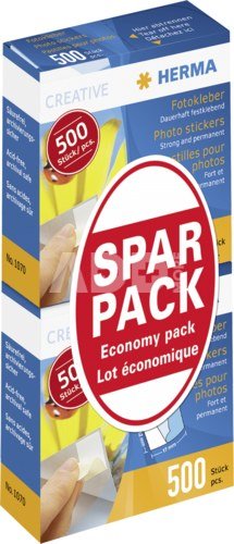 Herma Photo Stickers Twin Pack 2x500 pcs 1075