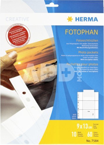 Herma fotophan 9x13 horiz. 10 Sheets 7584