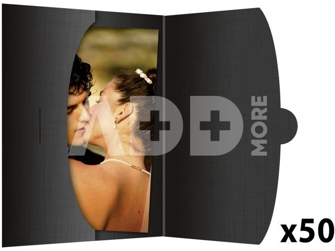 Aplankai nuotraukoms 1x50 Daiber Cover 20x30cm black