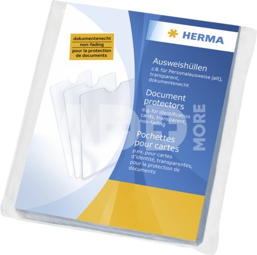 1x25 Herma Document Protectors 58x87 5013