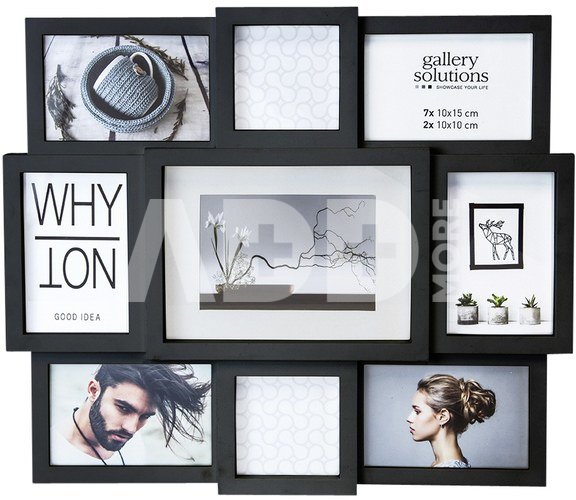 Nielsen Why Not Collage black Plastic Gallery Frame 8999334