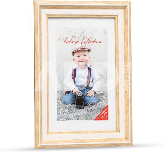 Photo frame Action 2 10x15, light brown/white