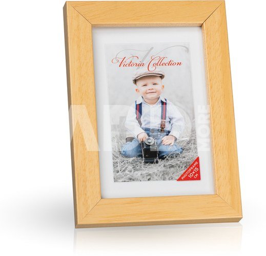 Cubo photo frame 10x15, natural