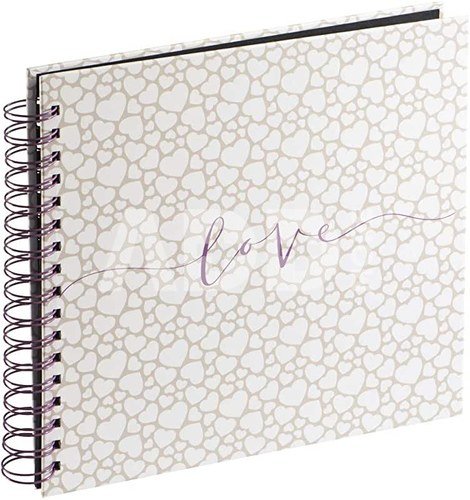Hama Romance Spiral-Album 28x24 40 black Pages Wedding 3831