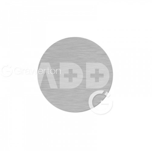 Metalinis diskas 50 mm. Silver matinis (50 vnt)