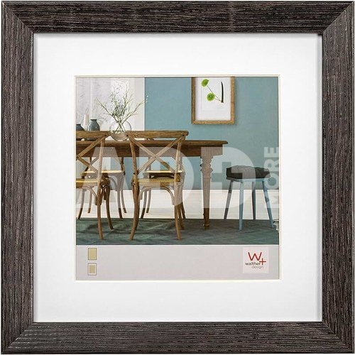 Walther Fiorito dunkelgrau 40x40 Holz inkl. Passepartout EF440D
