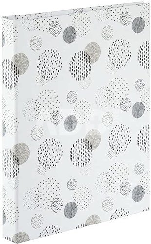 Hama Graphic Spiral 19x24,5 40 white Pages Dots 7244