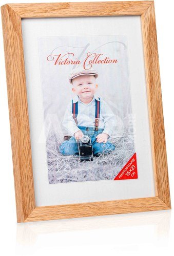 Photo frame Oak 15x21cm matte glass
