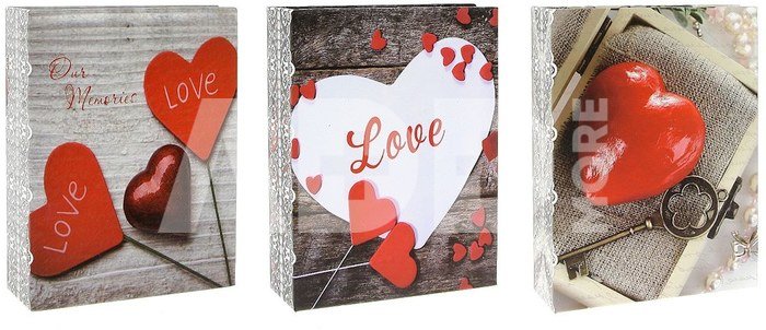 Albumas GED MM46100 HEART 10x15 100 | kišeninis | klijuotas