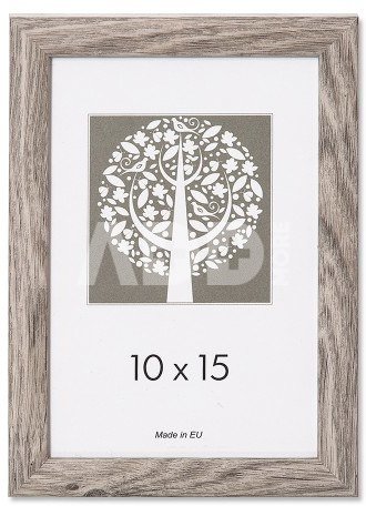 Rėmelis VASARA-1, tamsiai rudas medinis 10x15