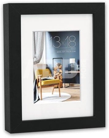 Zep Photo Frame V5946B Niki Black 7x10 / 10x15 cm