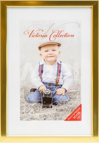 Photo frame Aluminium 10x15, gold