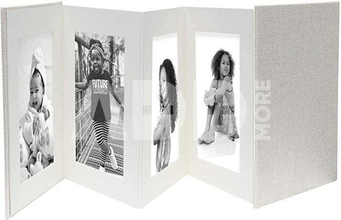Deknudt Leporello grey 8x13x18 Linen, 8 Photos A66DC7 8PH