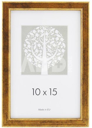 Rėmelis 10x15 plast 1303036 Aura bronza |14mm