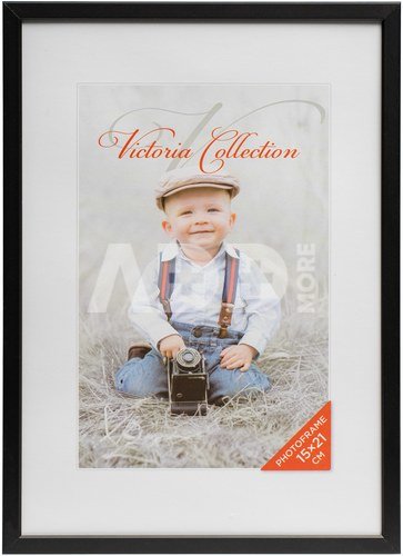 Photo frame Aluminium 15x21, black