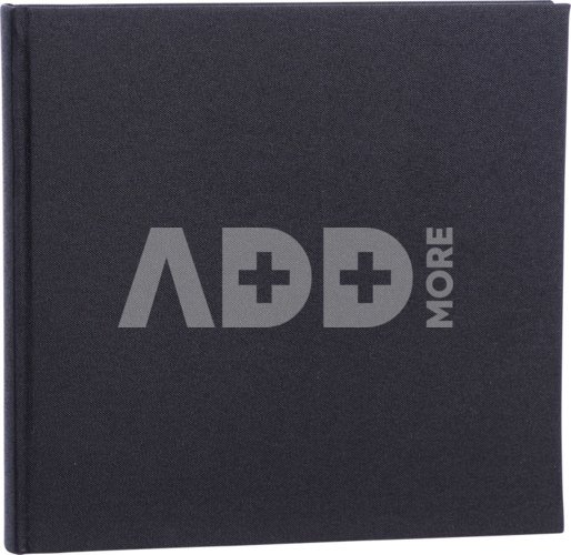 Focus Base Line Canvas Album 26x25 Black