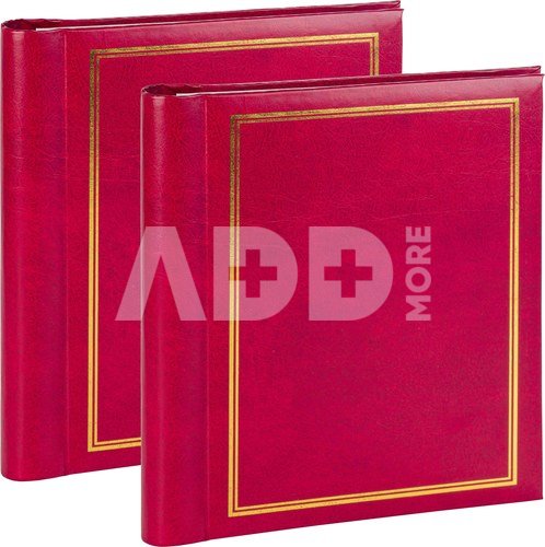 Album SA40S Magnetic 40pgs Classic, red 2pcs