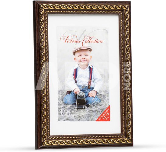 Photo frame Action 4 10x15, black/gold