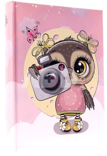 Albumas GED B46200 CAMERA OWL PINK 10x15 200 | kišeninis | knyginio rišimo