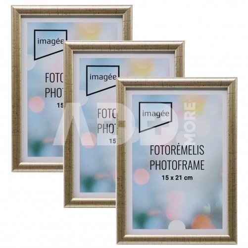 Rėmelių komplektas IMAGEE 15x21 3 vnt plast Silver |14mm