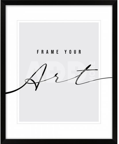 Rėmelis KNOR Izabela 30x40 Black matinis|plastikinis|15mm|plexi
