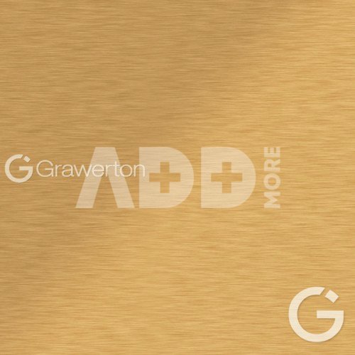 Metalinė plokštė PLATINUM PLUS auksinė semi matt 610x305 (Nr. 119) 0,5 mm| 894225