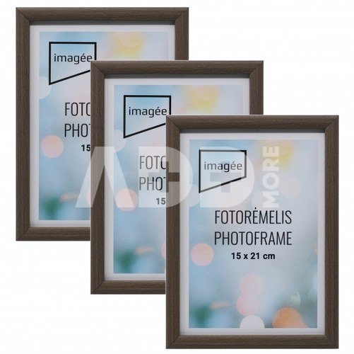 Rėmelių komplektas IMAGEE 15x21 3 vnt plast ąžuolas | 14mm