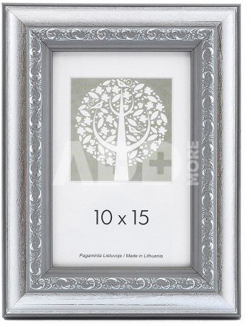 Rėmelis 10x15 plast 1303331 SEUL Silver| 32mm